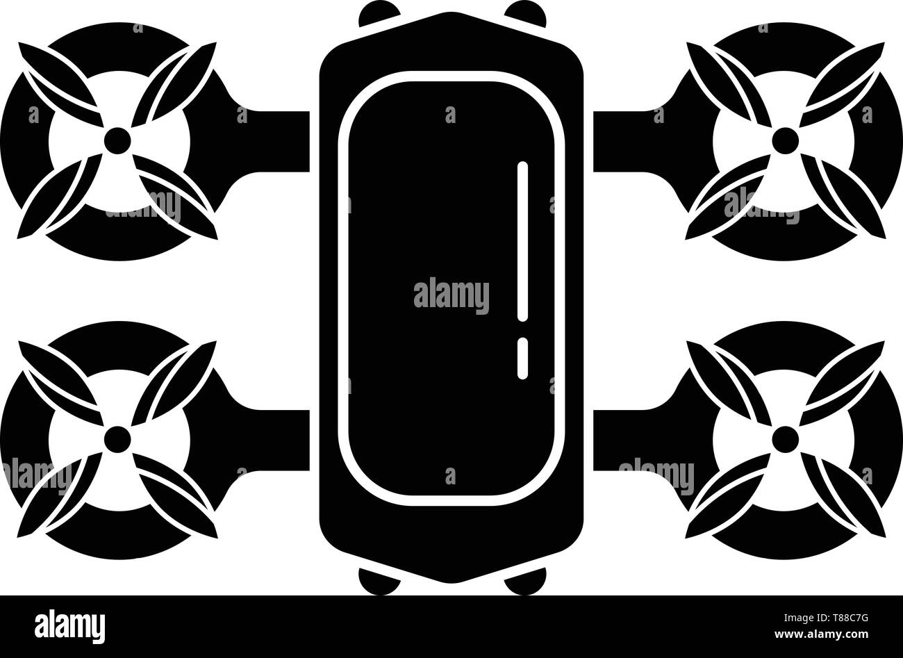 Delivery drone icon, simple style Stock Vector Image & Art - Alamy