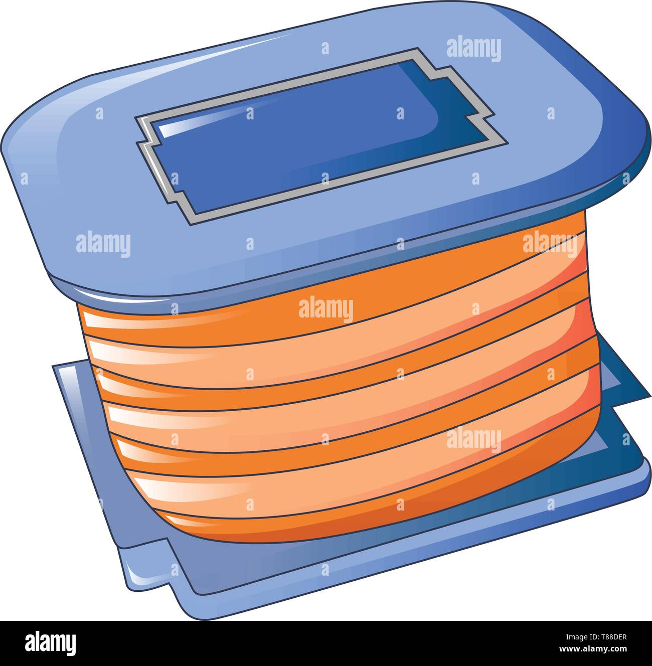 Coil Icon Cartoon Style Stock Vector Image And Art Alamy