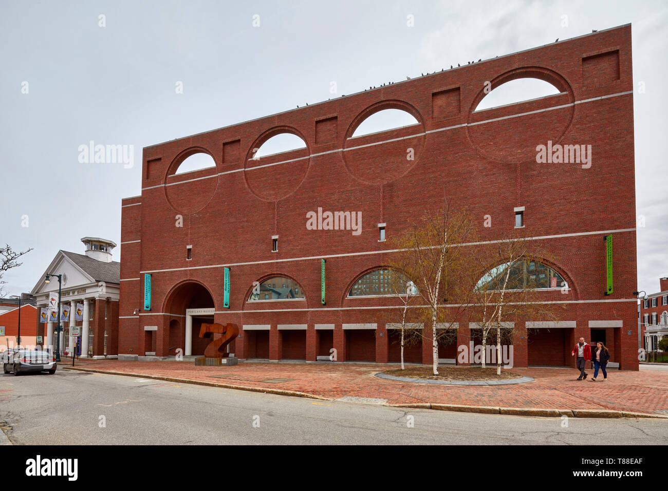 Portland Museum of Arts Charles Shipman Payson Building in Porland Maine ME United States USA Stock Photo