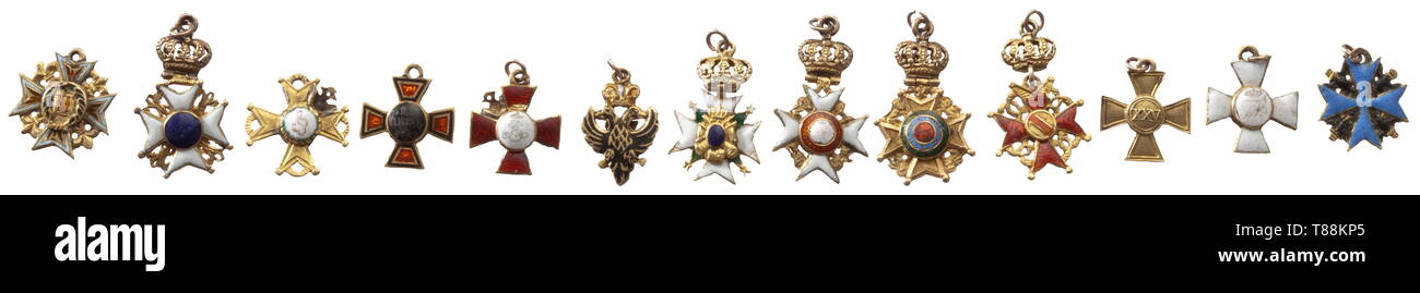 Miniature Orders Of A Royal House Member Circa 1830 13 Miniature