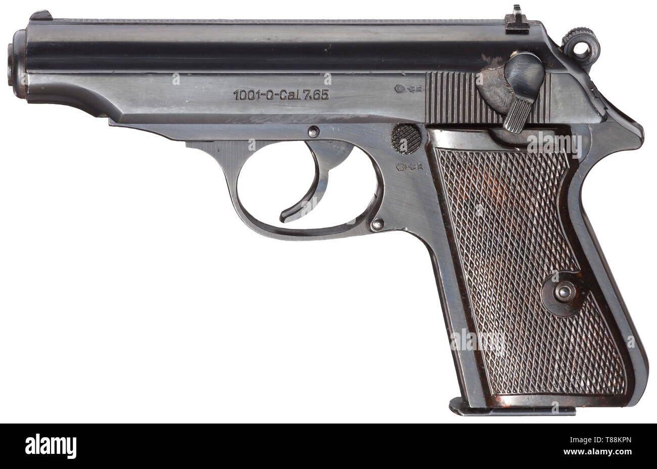 Small arms, pistols, Walther PP Pistol, caliber 7,65 mm, Additional-Rights-Clearance-Info-Not-Available Stock Photo