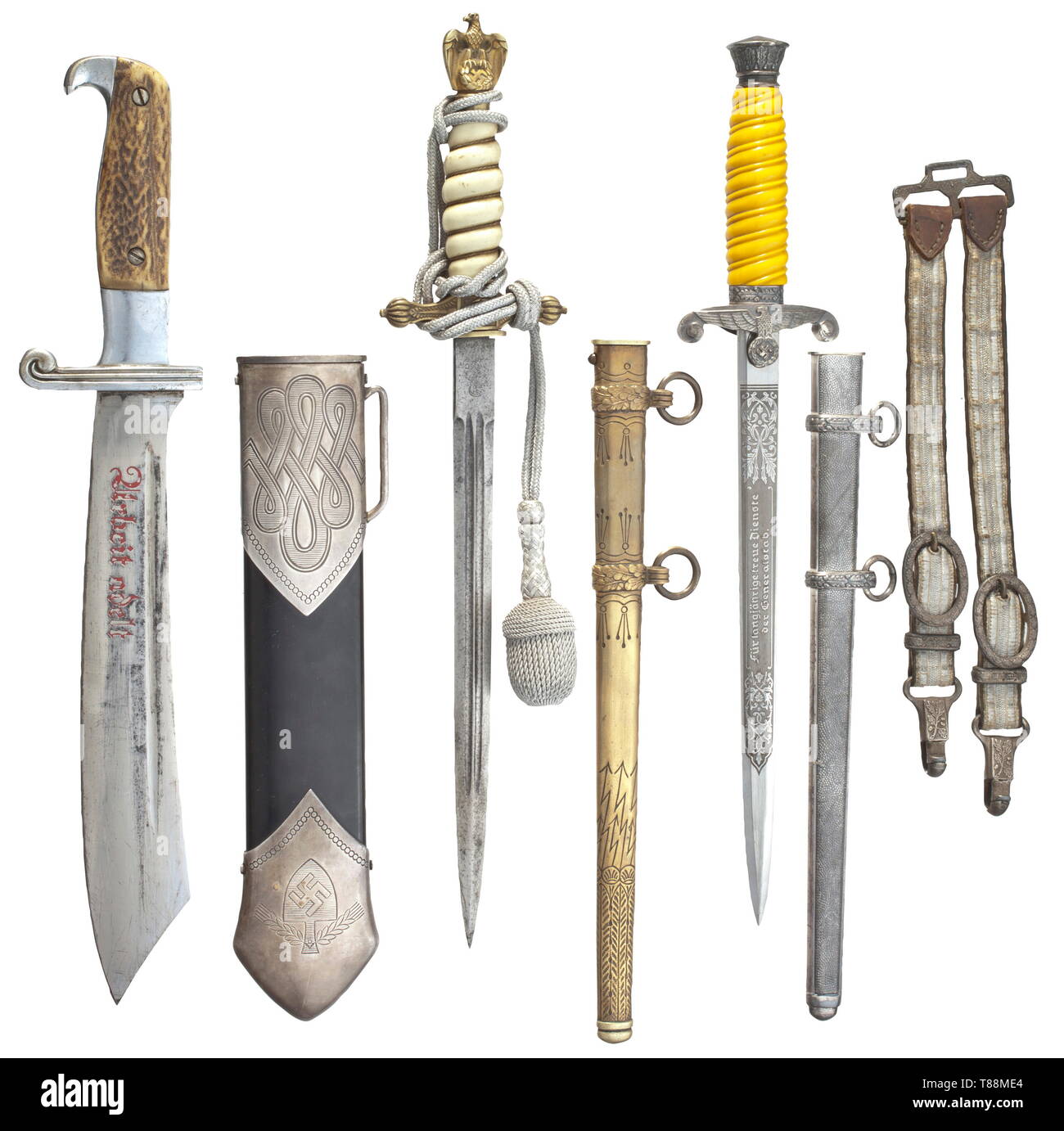 weapons, dagger, 1940s, Editorial-Use-Only Stock Photo