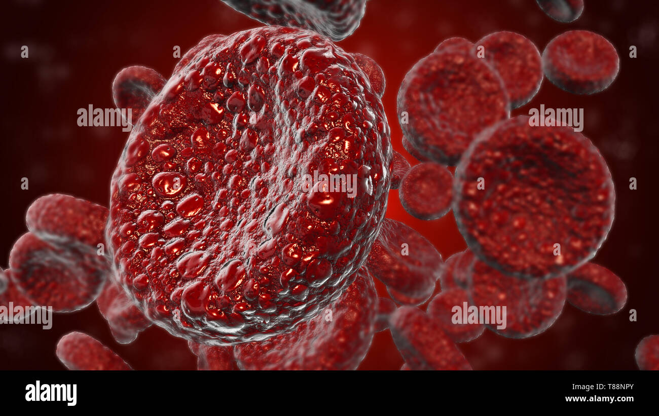 Red blood cells Use as a medical illustration is a 3d image and the ...