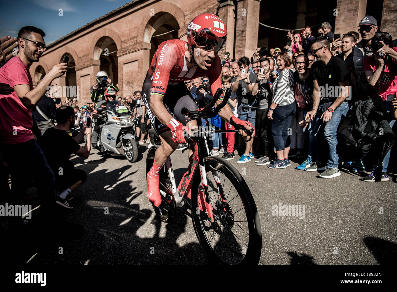 Bologna, Italy. 11th May, 2019. Giro&#xa0;D'Italia Cycling, stage 1,  Bologna to San Luca; Individual Time Trial shows Tom Dumoulin Credit:  Action Plus Sports/Alamy Live News Stock Photo - Alamy