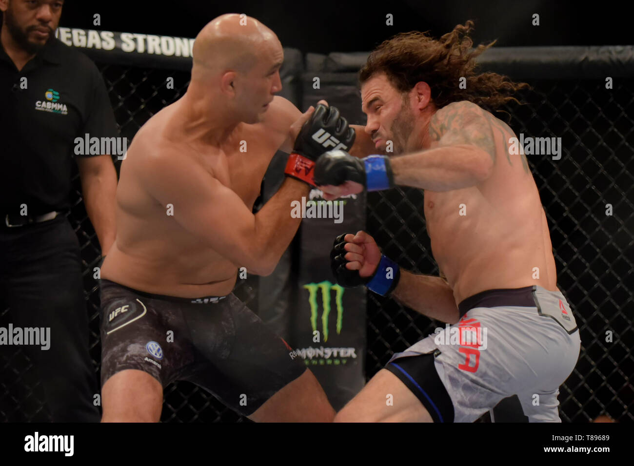RIO DE JANEIRO, RJ - 11.05.2019: UFC 237 MANAJUNAS VS ANDRADE - Clay Guida &quot;The Carpenter&quot; vs. Bj Penn &quot;The Pgydigy&quot; dur237 237 - Manajunas vs. Andrade. Jeunesse Arena.ena. Rio de Janeiro - RJ. (P: Reinaldo Rdo Reginato/Fotoarena) Stock Photo