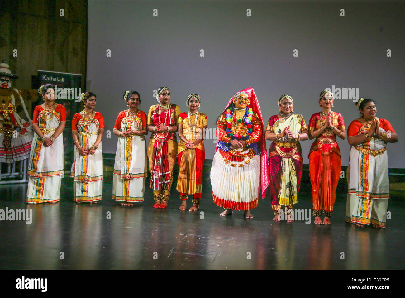 london uk 12th may 2019 welcome to the remarkable world of kathakali a 500 year old classical dance drama from kerala and bharatanatyam a 2000 year old classical dance from tamil nadu https www alamy com london uk 12th may 2019 welcome to the remarkable world of kathakali a 500 year old classical dance drama from kerala and bharatanatyam a 2000 year old classical dance from tamil nadu kathakali and some of the other performers at todays south india event at the a v museum london credit paul quezada neimanalamy live news image246070025 html