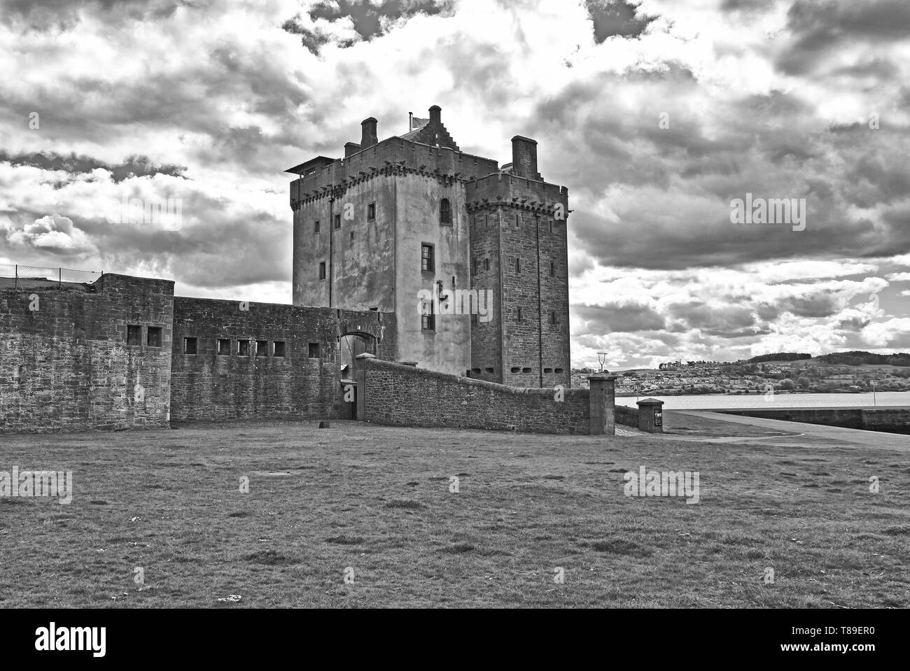 Broughty Castle, Broughty Ferry, Dundee Stock Photo