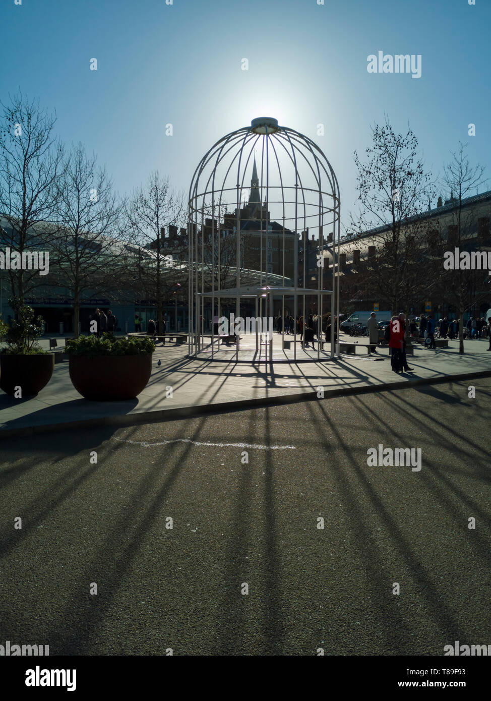 europe, UK, England, London, Kings Cross 2019 birdcage Stock Photo Alamy