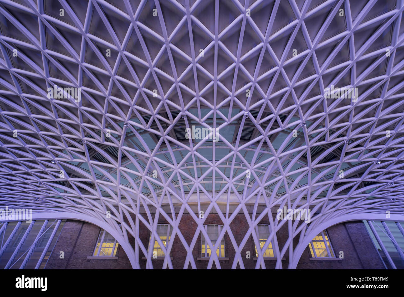 UK, London, King's Cross station interior Stock Photo - Alamy