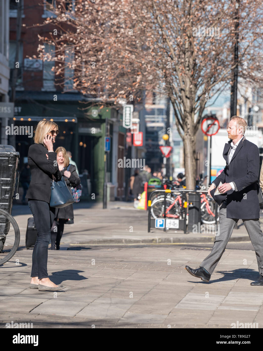 Great Titchfield Street, London Stock Photo Alamy