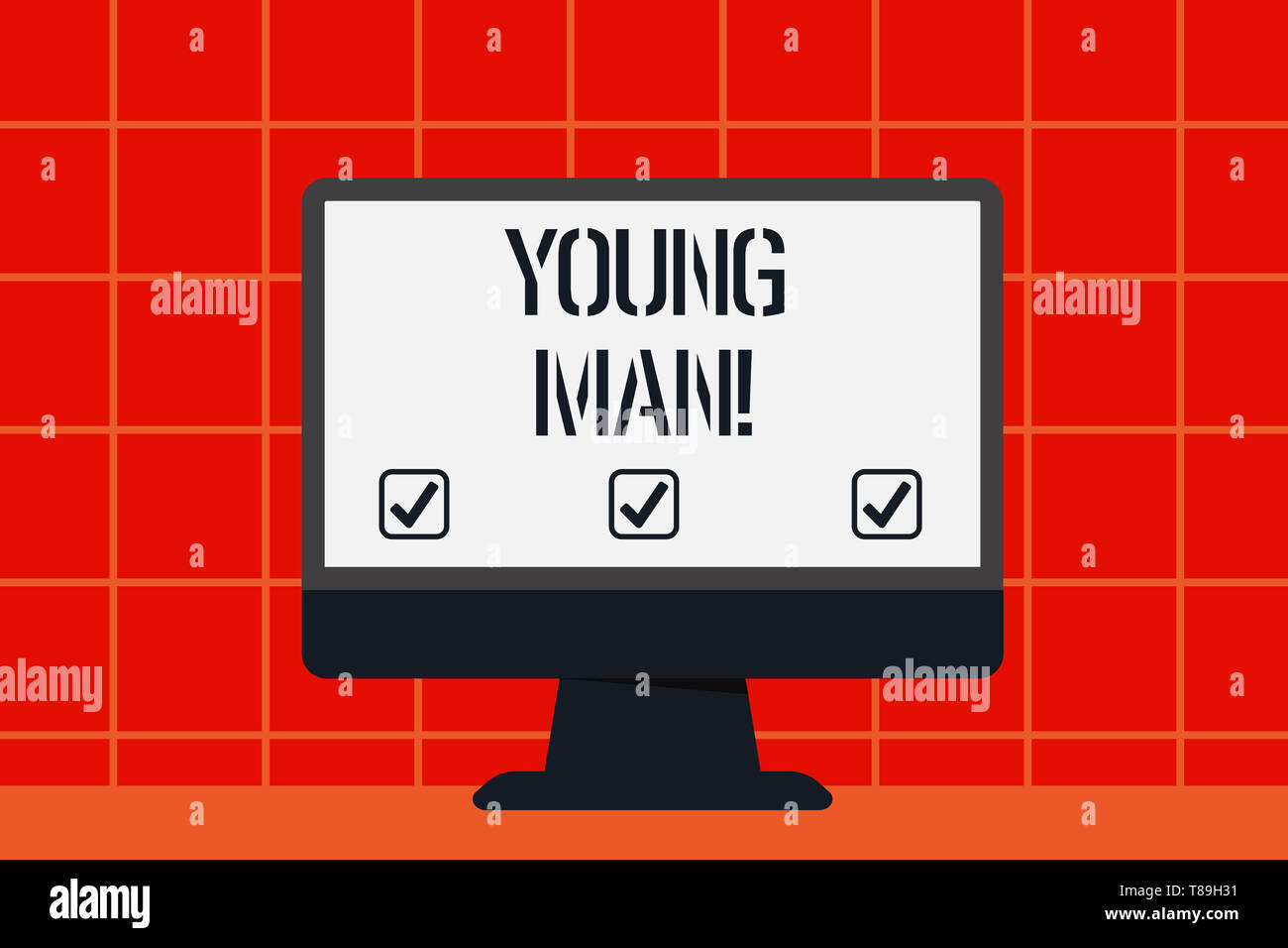 Conceptual hand writing showing Young Analysis. Concept meaning uses a ...