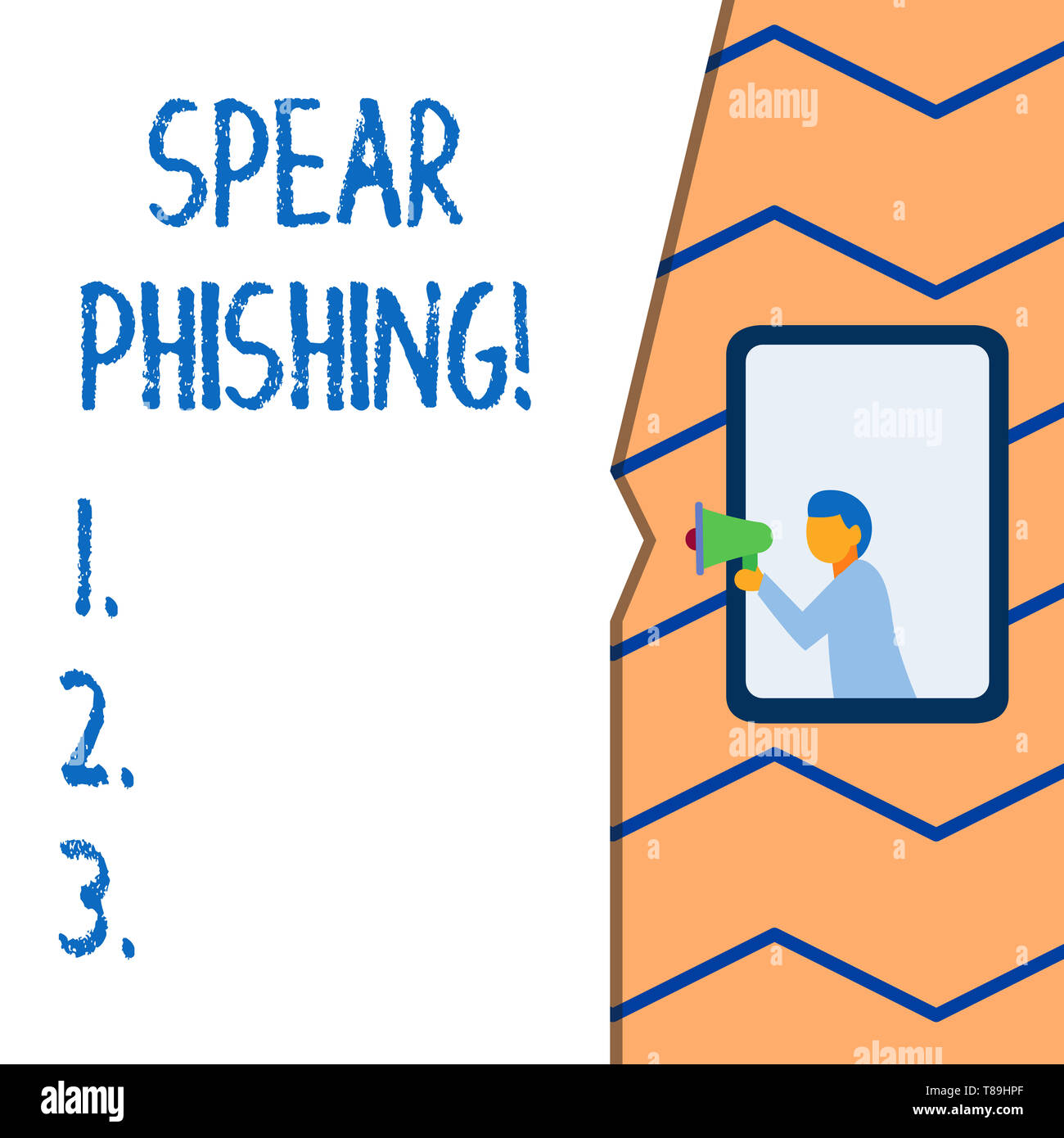 Conceptual hand writing showing Spear Phishing. Concept meaning Sending  fake emails to extract financial data from user Stock Photo - Alamy