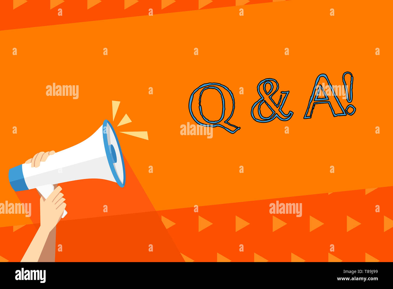 Writing note showing Q And A. Business concept for defined as questions ...