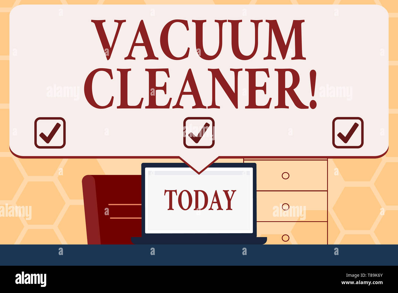 Text sign showing Vacuum Cleaner. Business photo text machine that