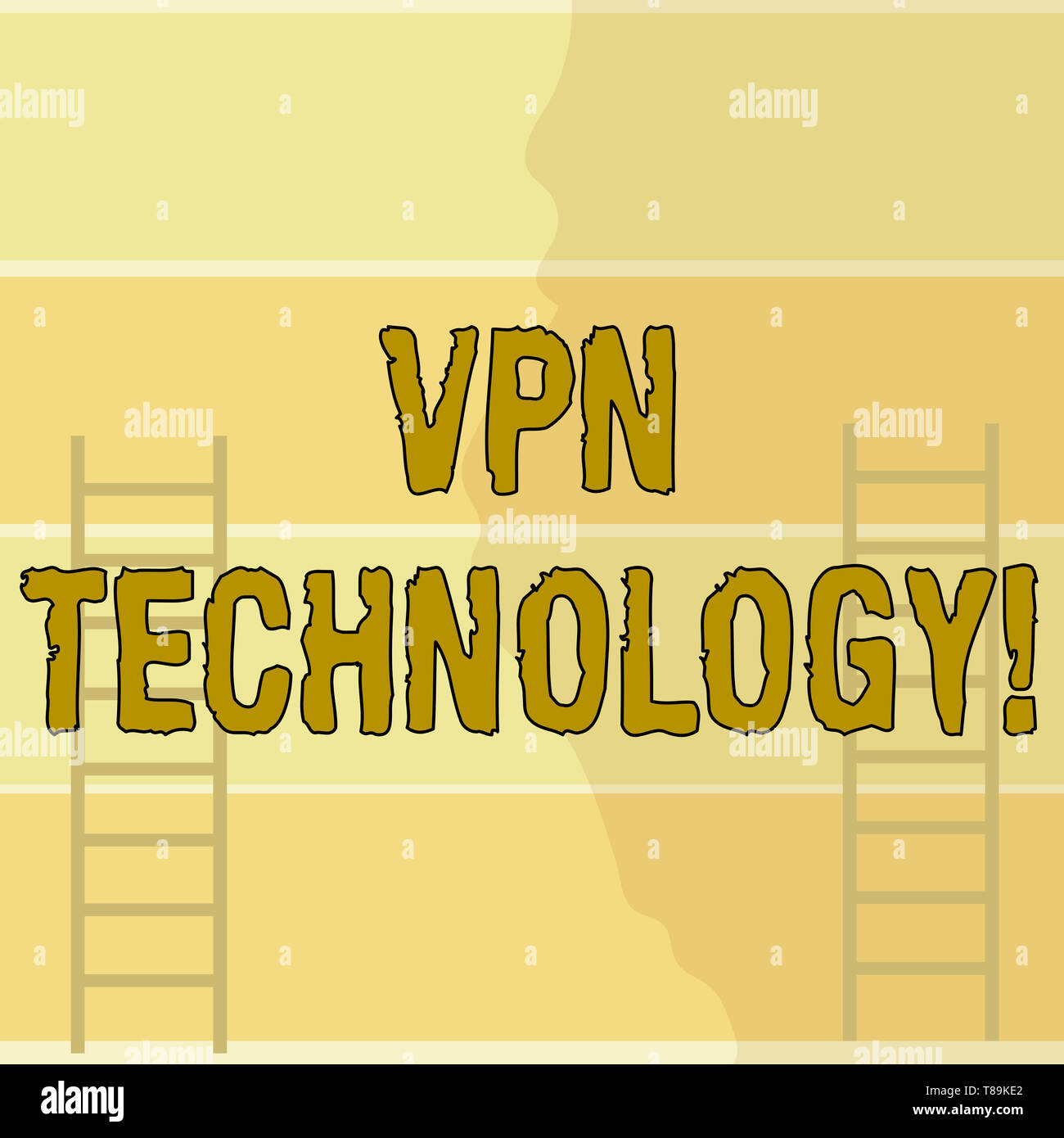 Writing note showing Vpn Technology. Business concept for programming