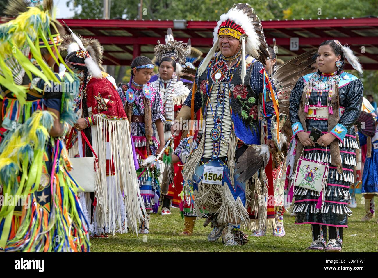 United States, North Dakota, Bismarck, annual intertribal powwow, Sioux