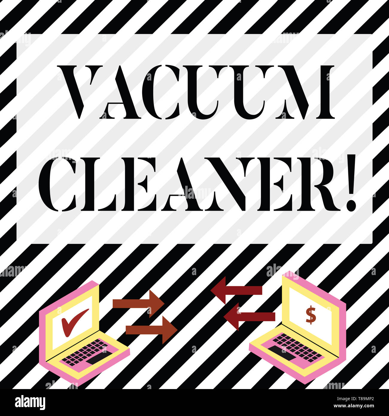 Writing note showing Vacuum Cleaner. Business concept for machine that ...