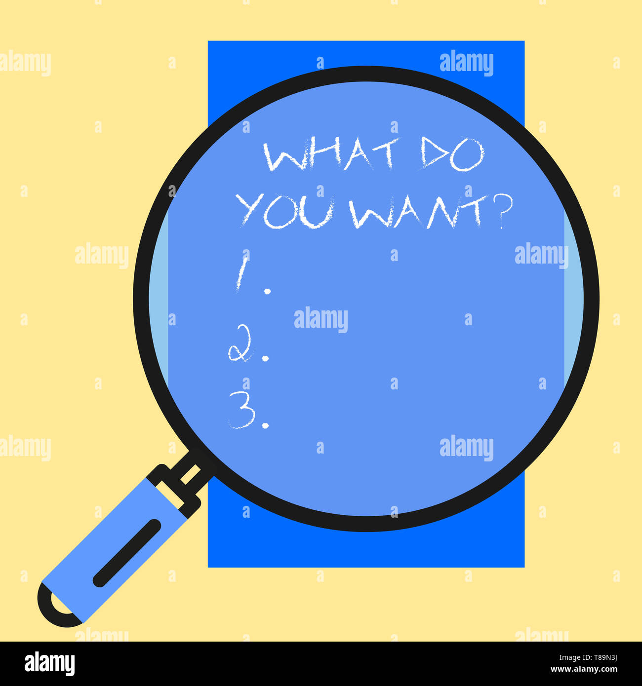 Conceptual hand writing showing What Do You Want Question. Concept ...