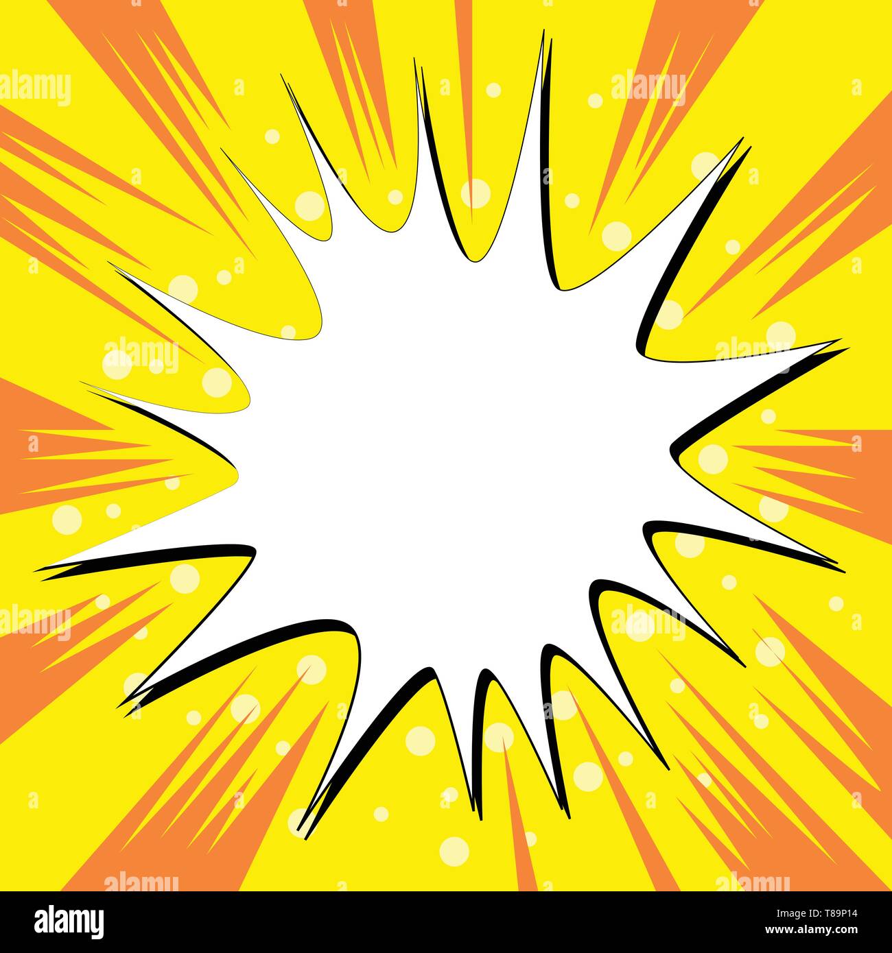 Empty Spiky and Jagged Dialog Box Explosion Text Balloon Colored Background  Design business Empty template isolated Minimalist graphic layout template  Stock Vector Image & Art - Alamy