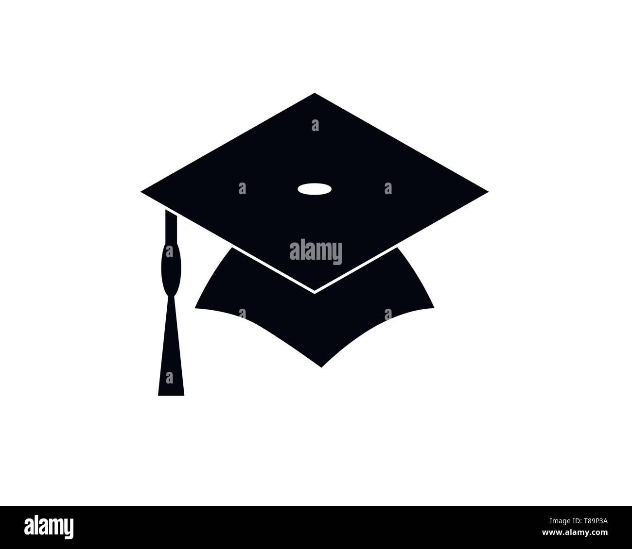 Graduation Cap Logo Template Design Elements Vector Illustration