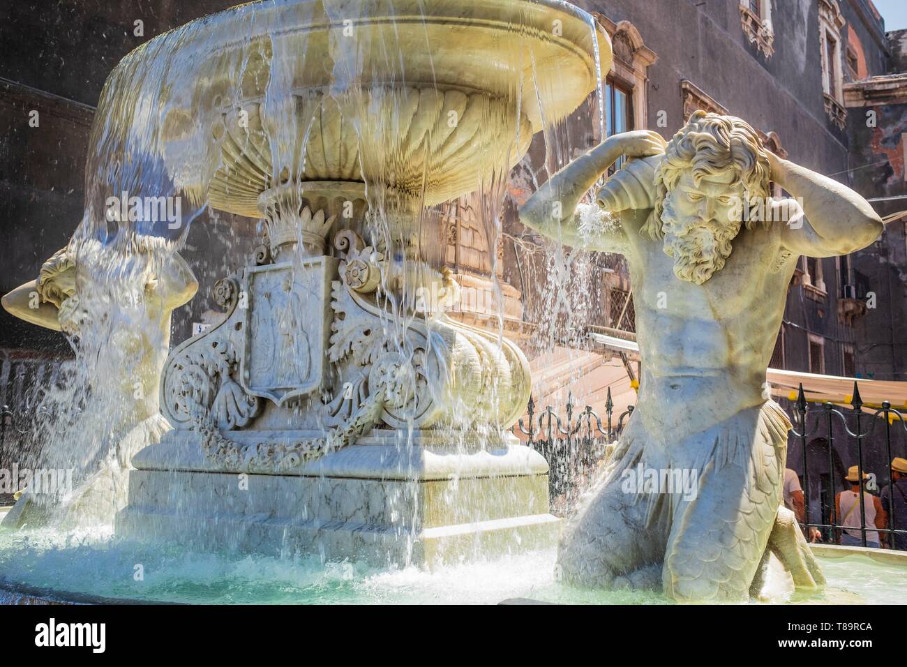 Italy, Sicily, Catania, Baroque city listed as UNESCO World Heritage ...