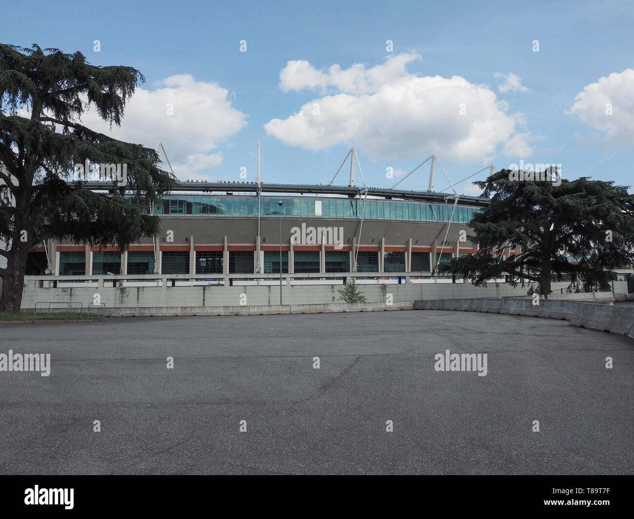 TURIN, ITALY - CIRCA MAY 2019: Stadio Comunale Olimpico aka Filadelfia stadium Stock Photo