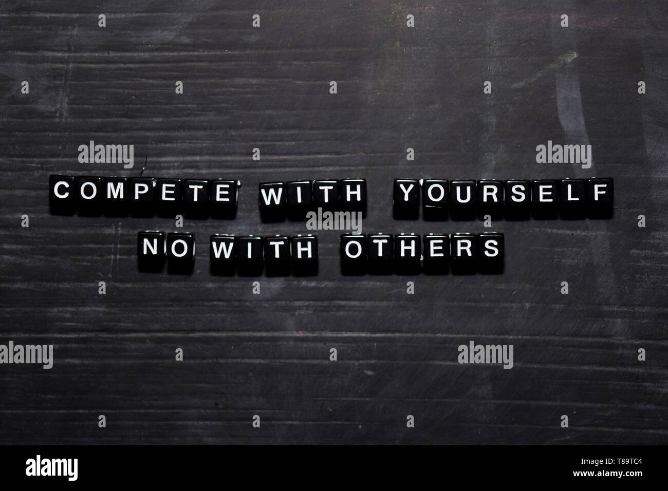 Compete with yourself hi-res stock photography and images - Alamy