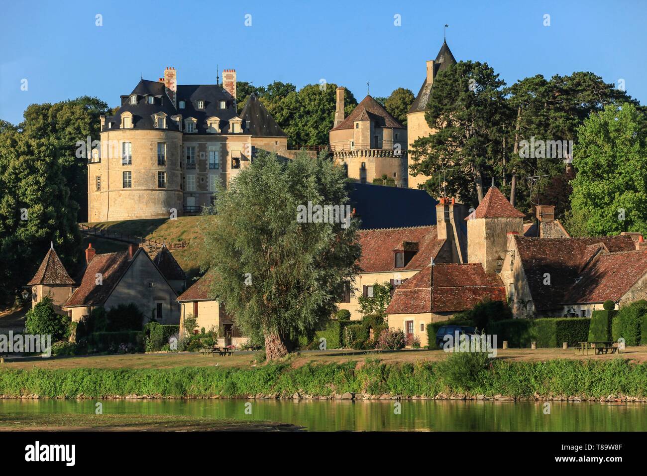 France, Cher, the village of Apremont sur Allier, label of the most