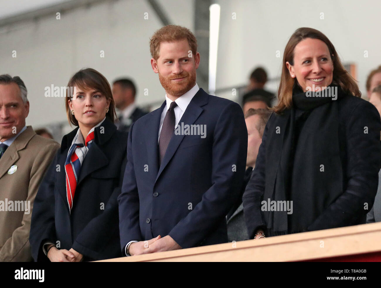 The Duke of Sussex attending the Pageant at the Royal Windsor Horse Show in the grounds of Windsor Castle. The Pageant marks the 200th anniversary of Queen Victoria's birth. Stock Photo