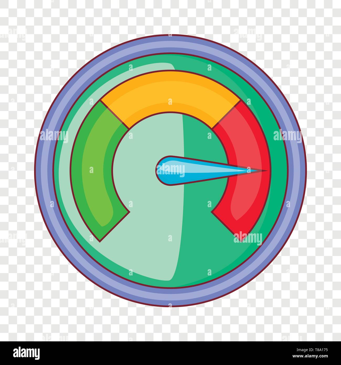 Speedometer icon, cartoon style Stock Vector Image & Art Alamy
