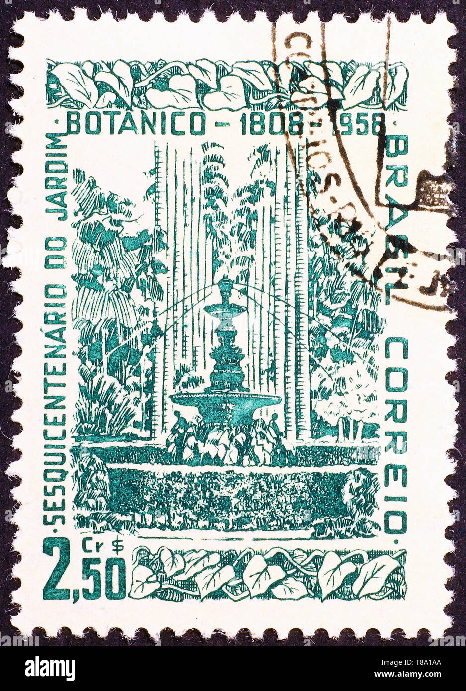 OLD BRAZIL BRASIL POSTCARD RIO DE JANEIRO AVEN BEIRA-MAR PASSEIO PUBLICO CA  1910