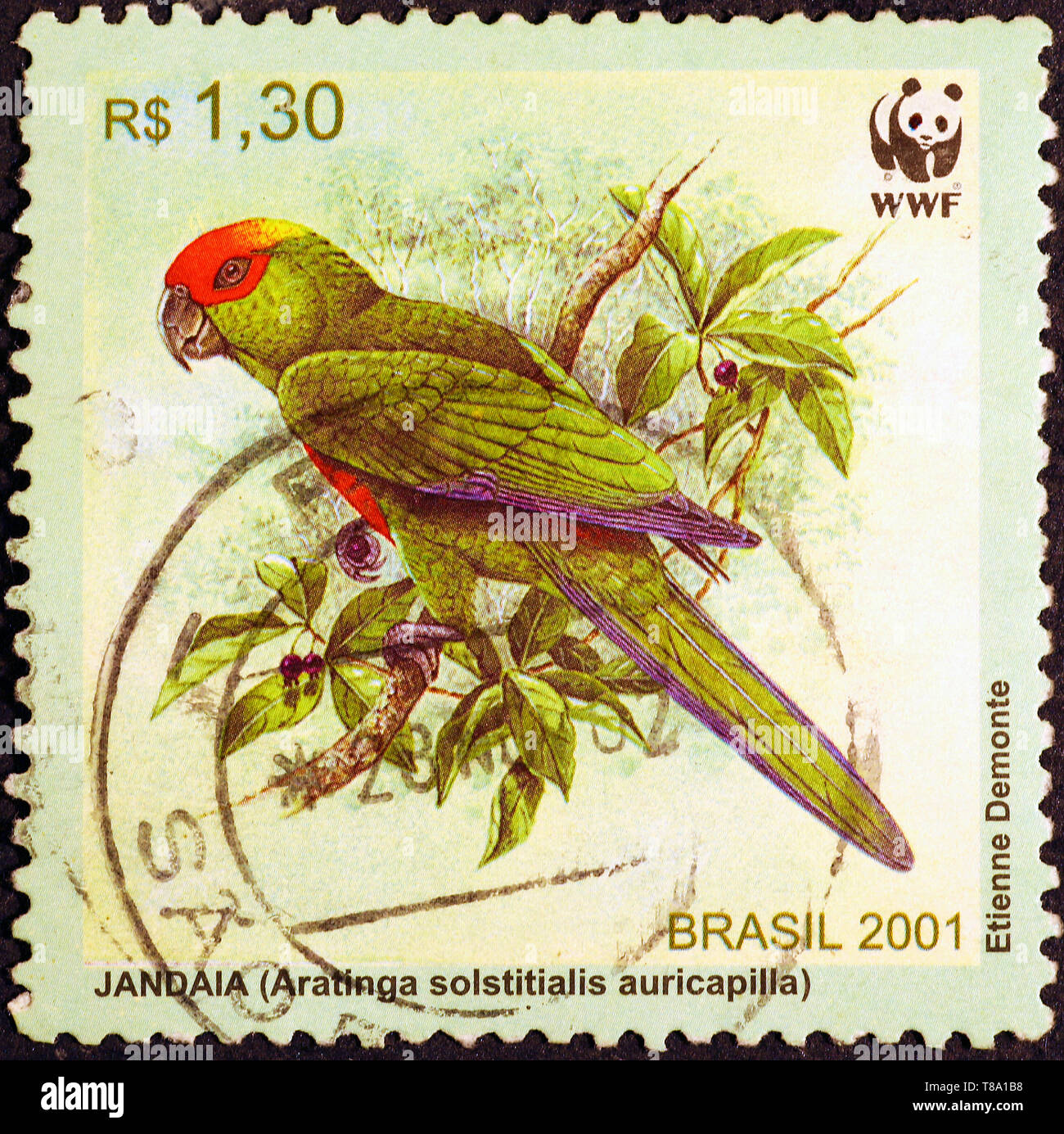 Brazilian postage stamp hi-res stock photography and images - Alamy