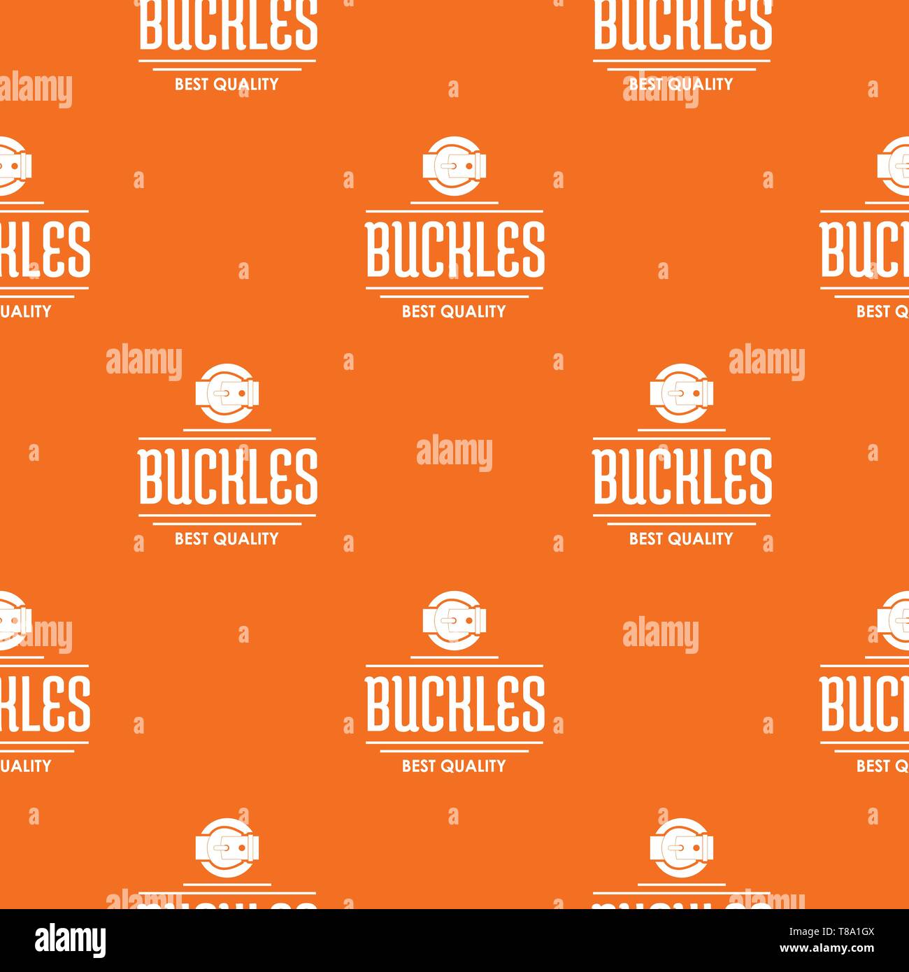 Buckle quality pattern vector orange Stock Vector Image & Art - Alamy