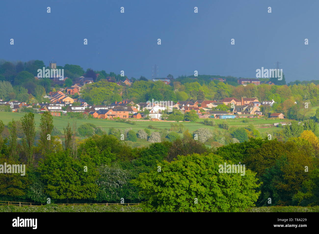 Village of Kippax is a suburb in East Leeds Stock Photo Alamy