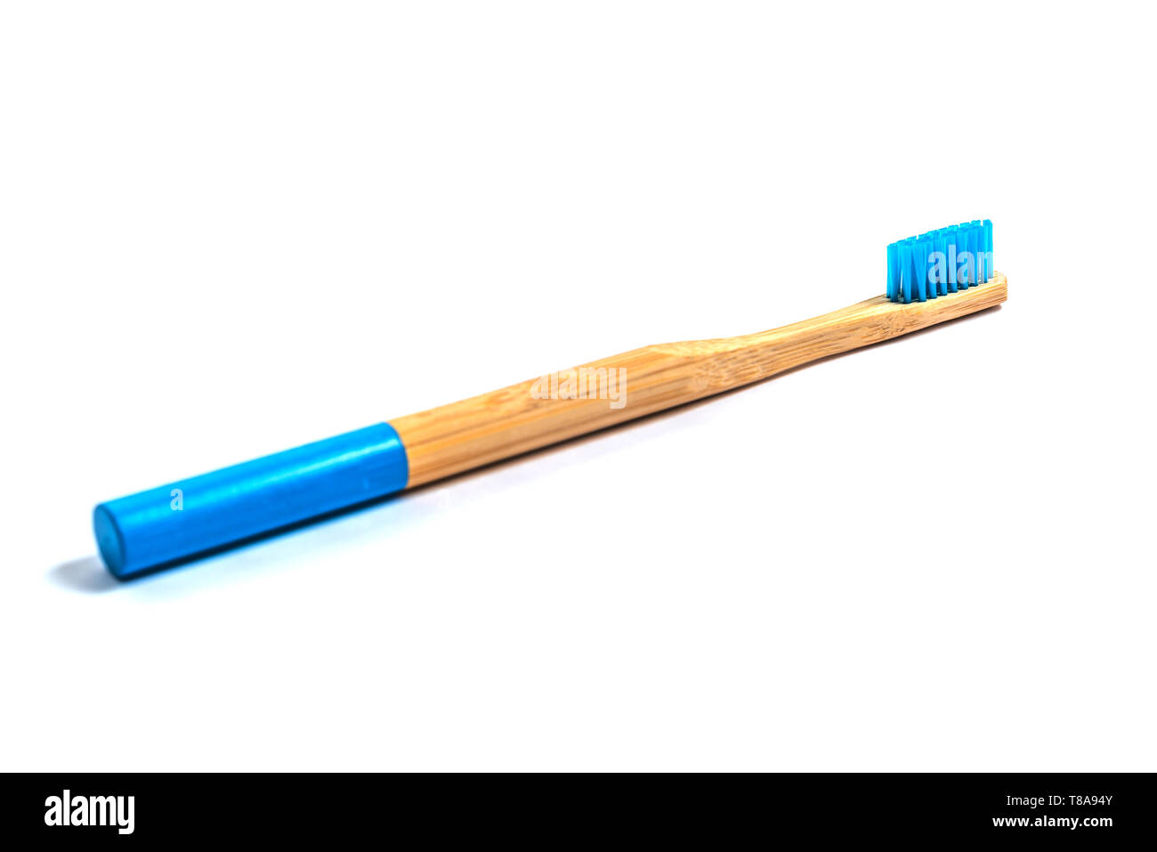 bamboo toothbrush isolated on the white background Stock Photo - Alamy