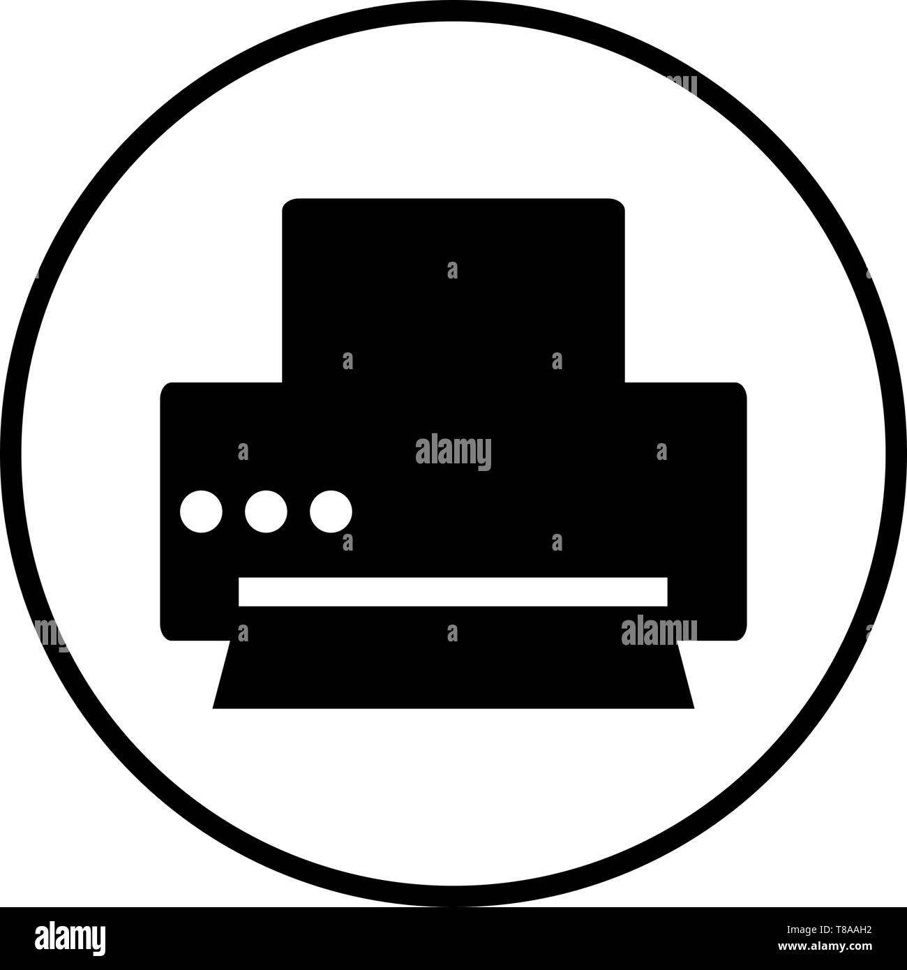Stencil printer Stock Vector Images - Alamy
