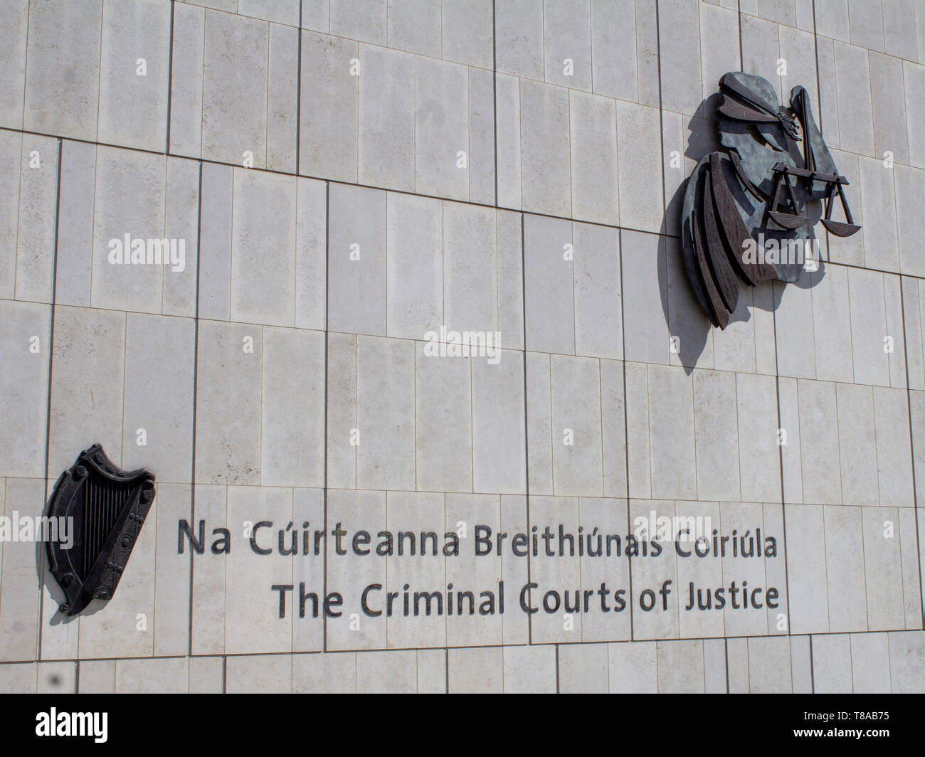 The Criminal Courts of Justice, Parkgate Street. Opened in 2010 it is the principal criminal court in Ireland. Stock Photo