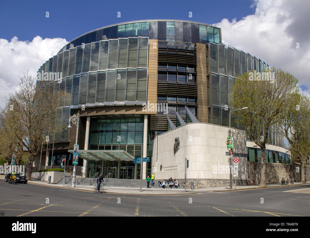 The Criminal Courts of Justice, building in Parkgate Street. Opened in 2010 it is the principal criminal court in Ireland. Stock Photo