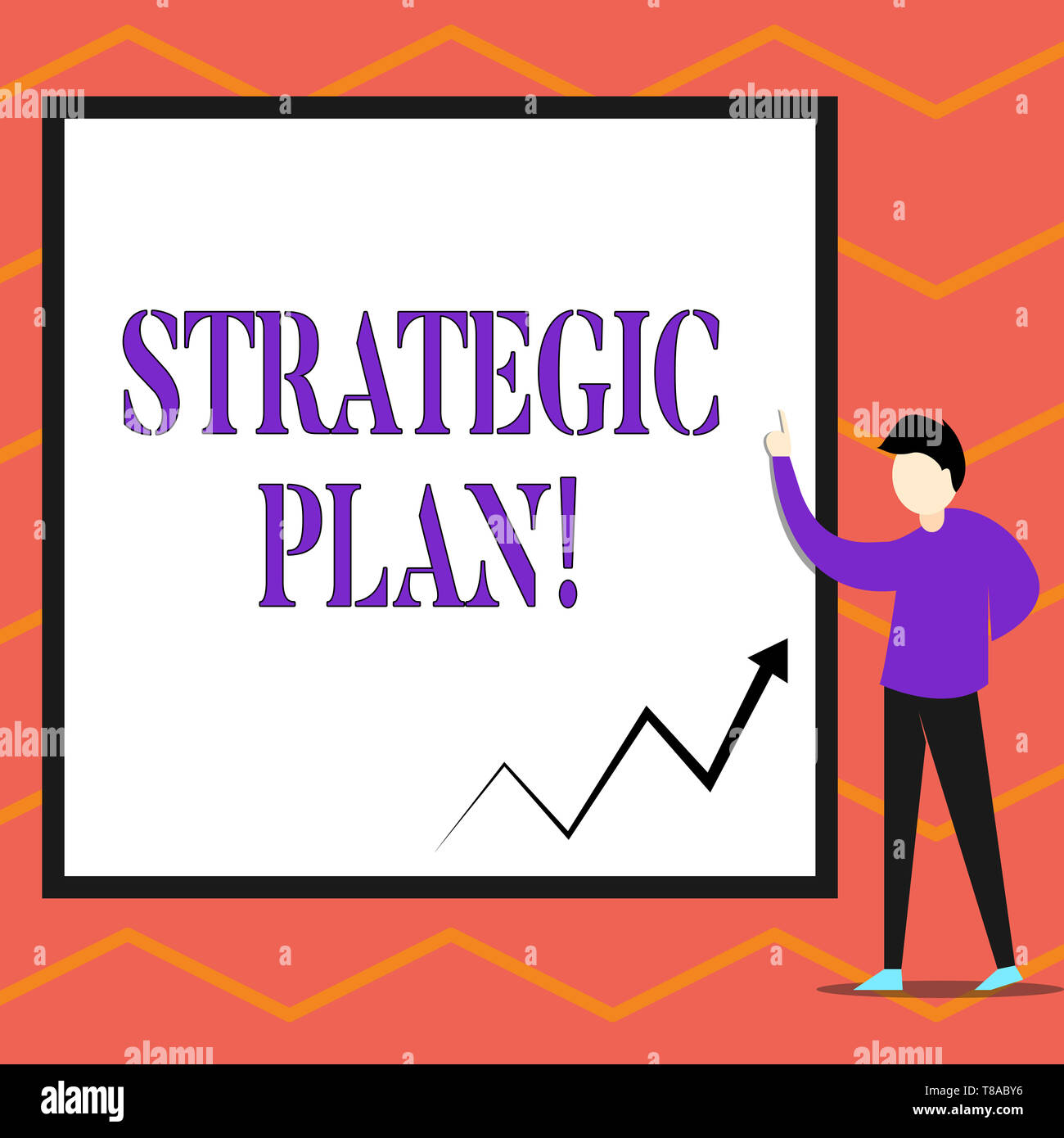 Planning Strategy Note Writing note showing Strategic Plan. Business concept for ...