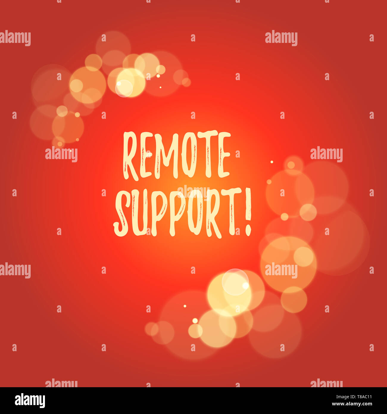 Word writing text Remote Support. Business photo showcasing help ...