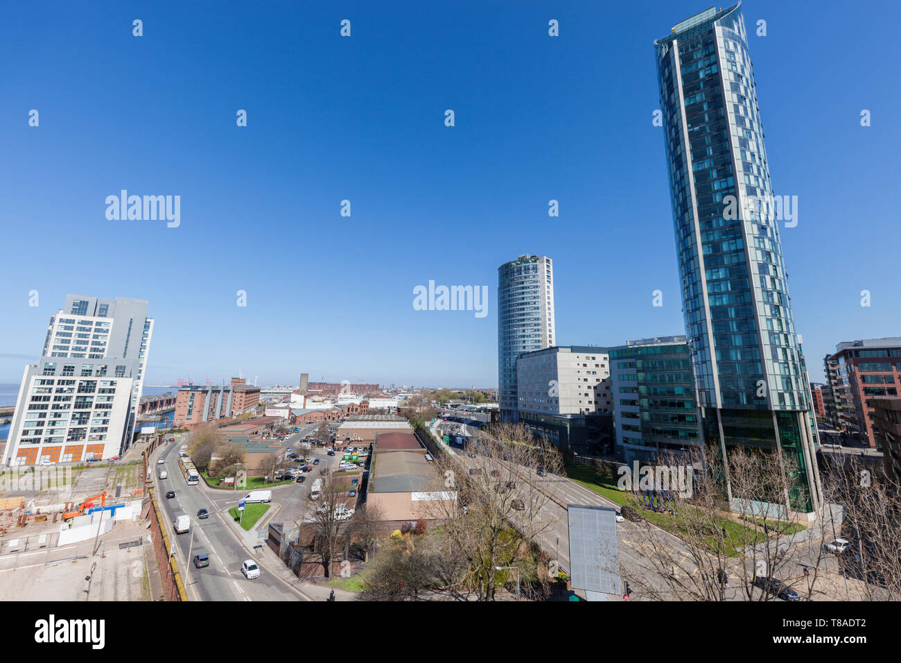 Aerial view of liverpool hi-res stock photography and images - Alamy