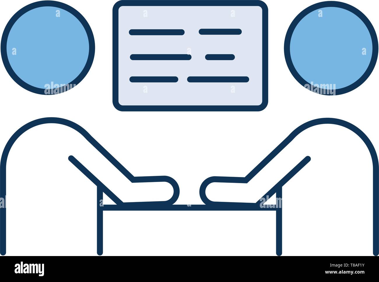 business meeting icon. Vector sign symbol Stock Vector Image & Art - Alamy