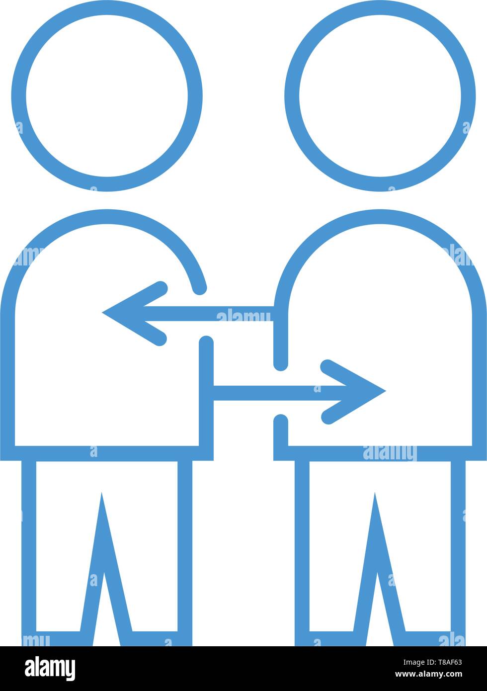 Interaction icon. vector sign symbol Stock Vector Image & Art - Alamy