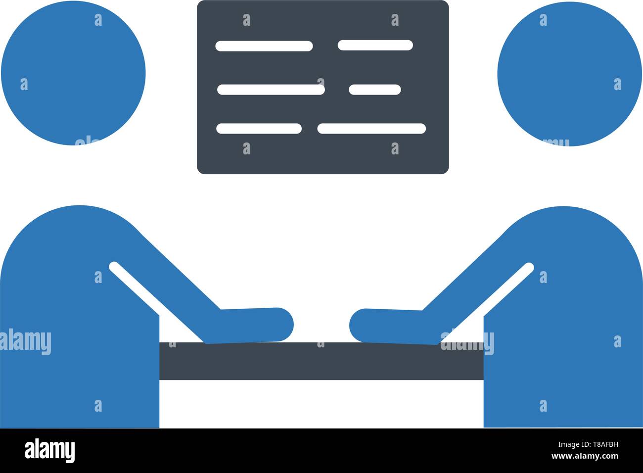 business meeting icon. Vector sign symbol Stock Vector Image & Art - Alamy