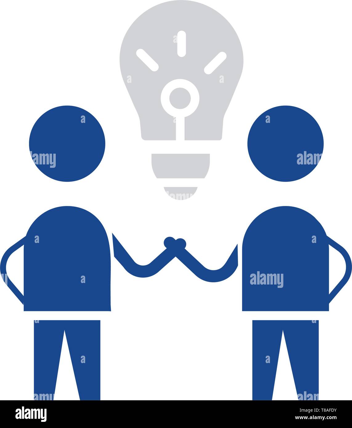 Brain Storm. Idea icon. vector sign symbol Stock Vector