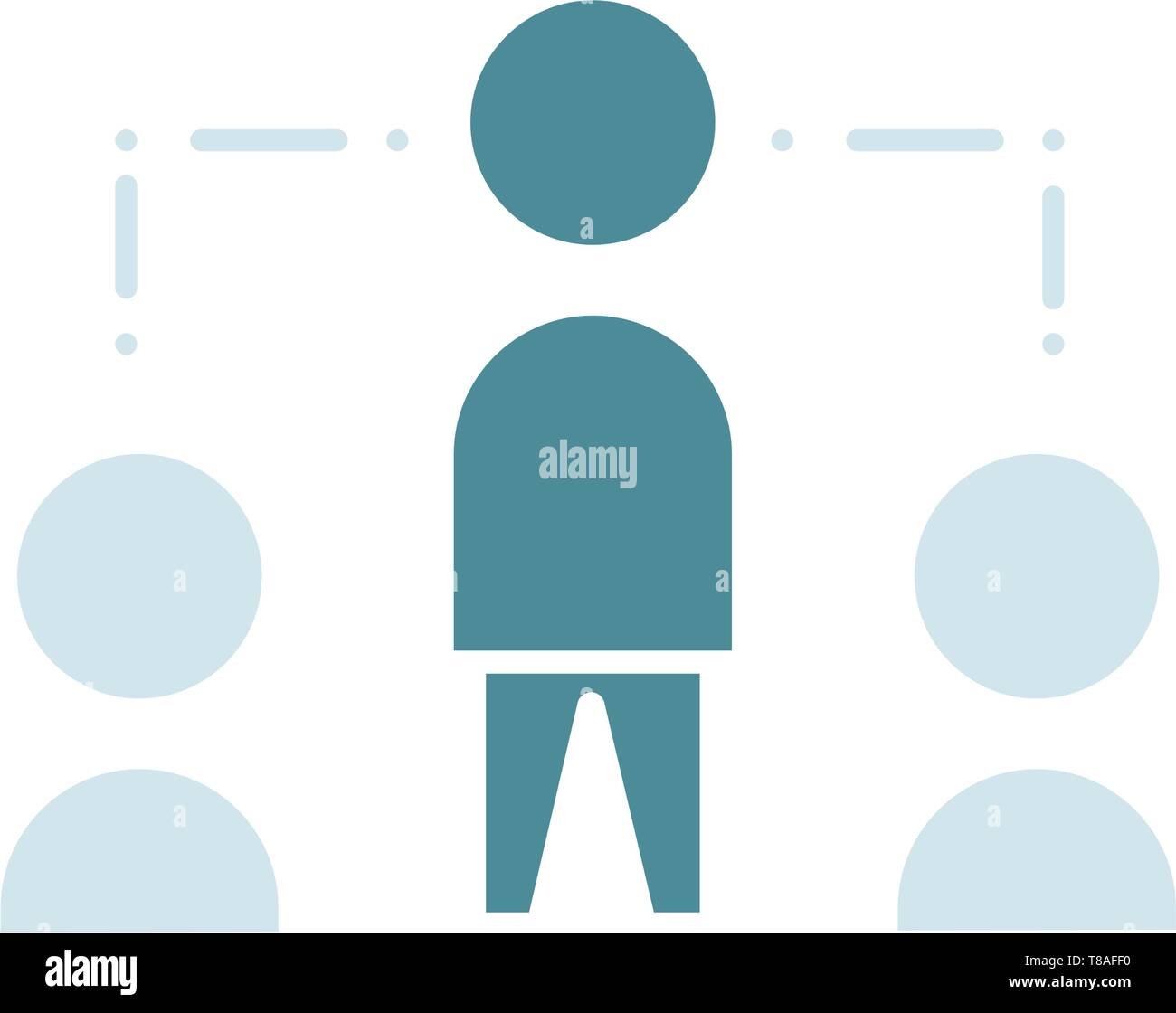 networking icon. Vector networking sign symbol Stock Vector