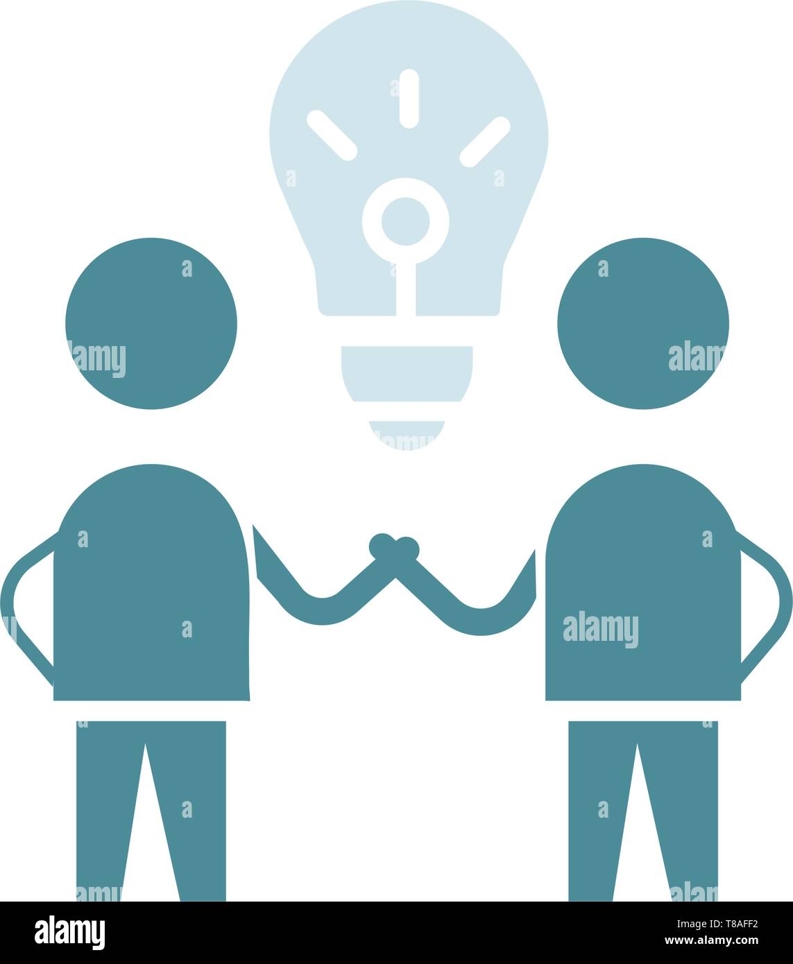 Brain Storm. Idea icon. vector sign symbol Stock Vector