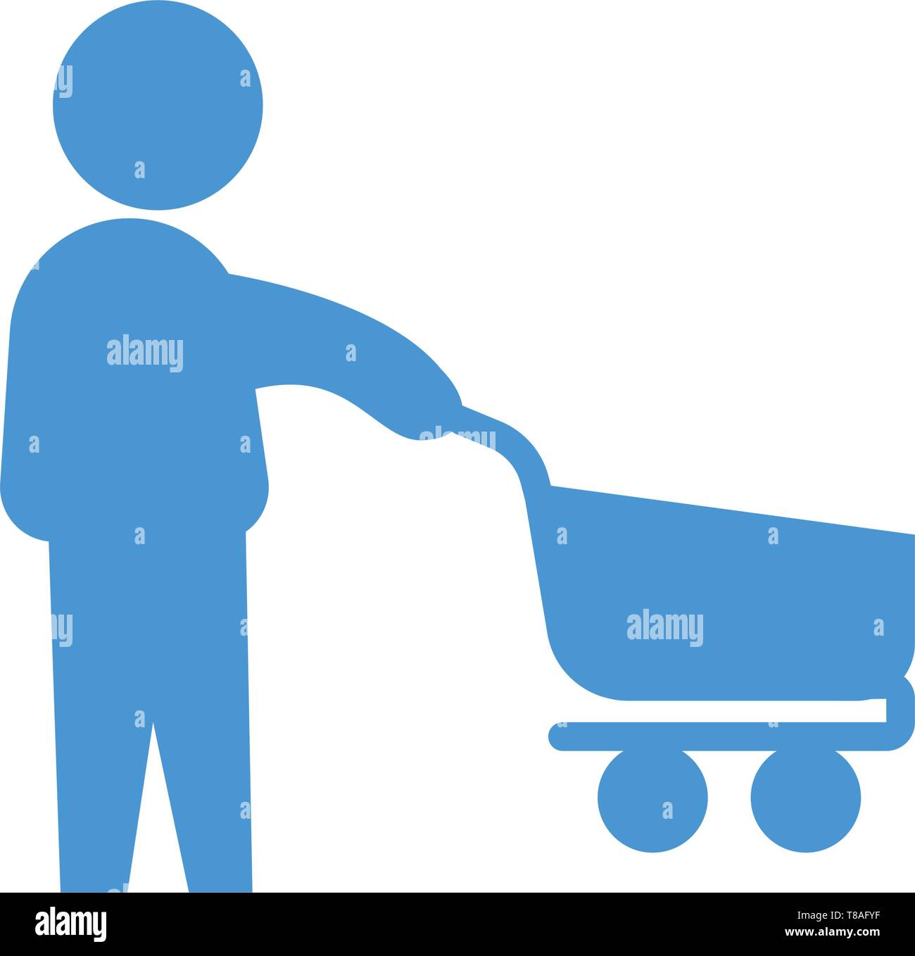 Happy shopping icon Vector happy shopping full editable icon for