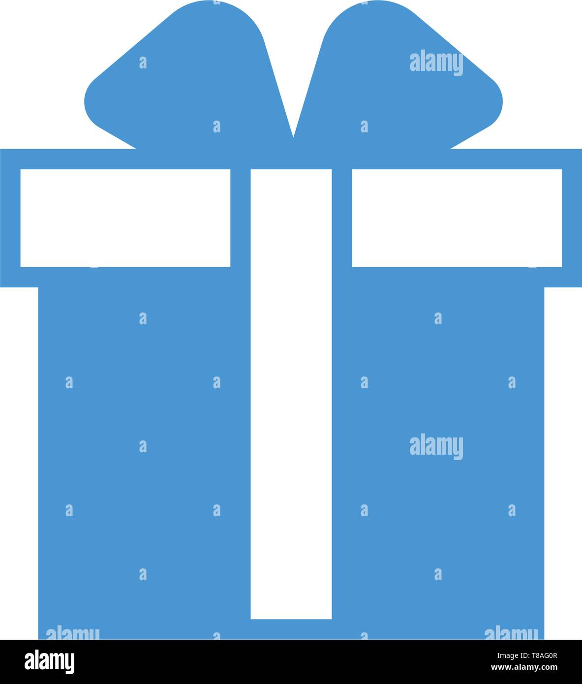 Gift box icon- vector gift box editable icon for website and mobile apps. Stock Vector