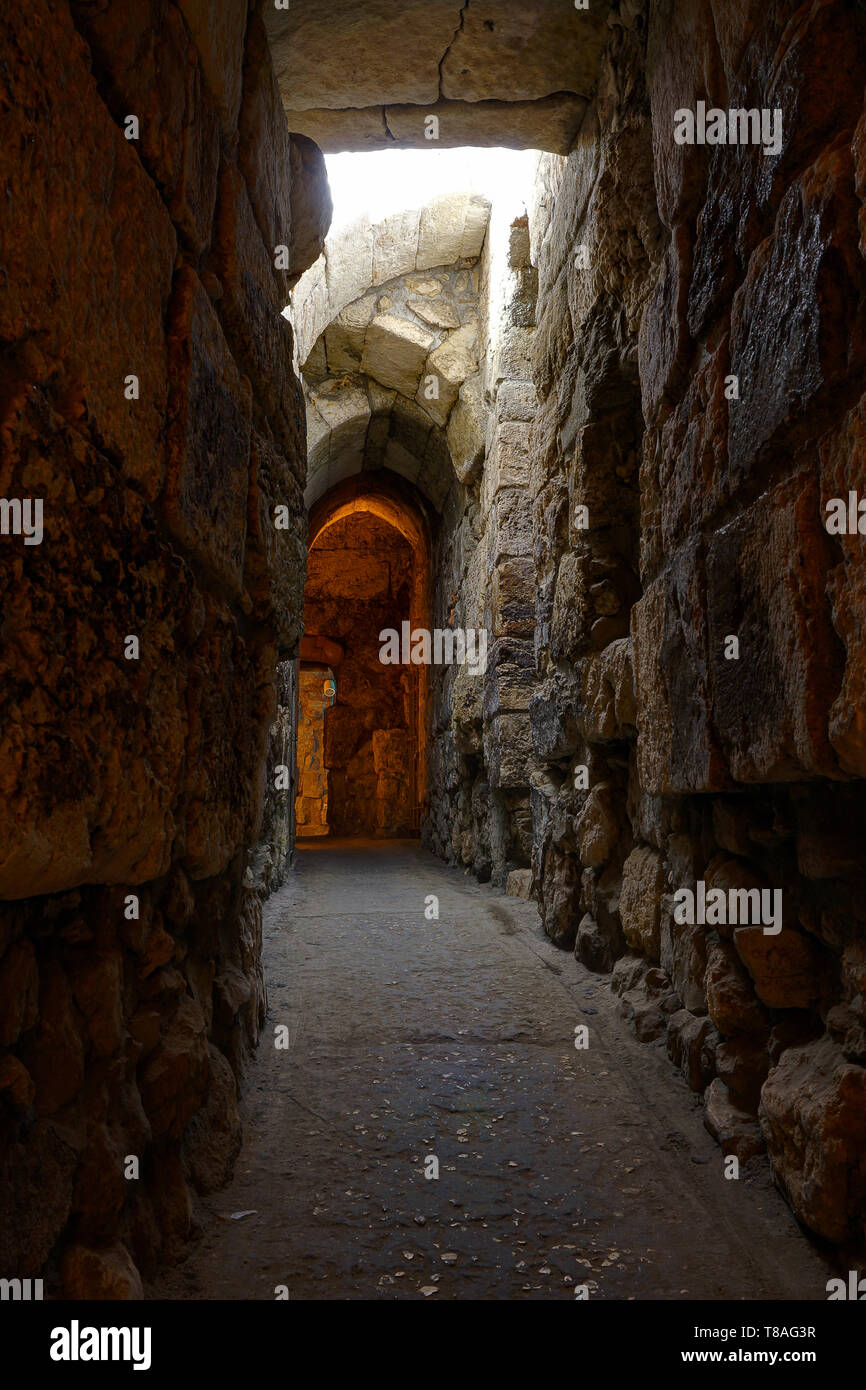 Western Wall Tunnel (Kotel Tunnels), Old City of Jerusalem, Israel Stock Photo Alamy